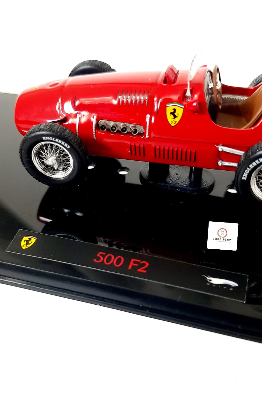 Limited Edition 1 of 10000 1:43 Ferrari 500 F2 #102, Alberto Ascari's 1952 World Champion Car - Hot Wheels Elite | Bonzo Bears