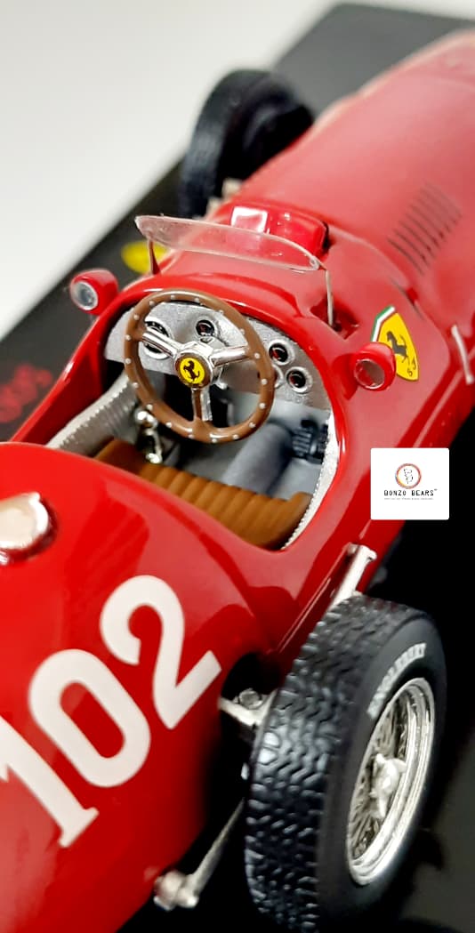 Limited Edition 1 of 10000 1:43 Ferrari 500 F2 #102, Alberto Ascari's 1952 World Champion Car - Hot Wheels Elite | Bonzo Bears