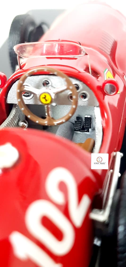Limited Edition 1 of 10000 1:43 Ferrari 500 F2 #102, Alberto Ascari's 1952 World Champion Car - Hot Wheels Elite | Bonzo Bears