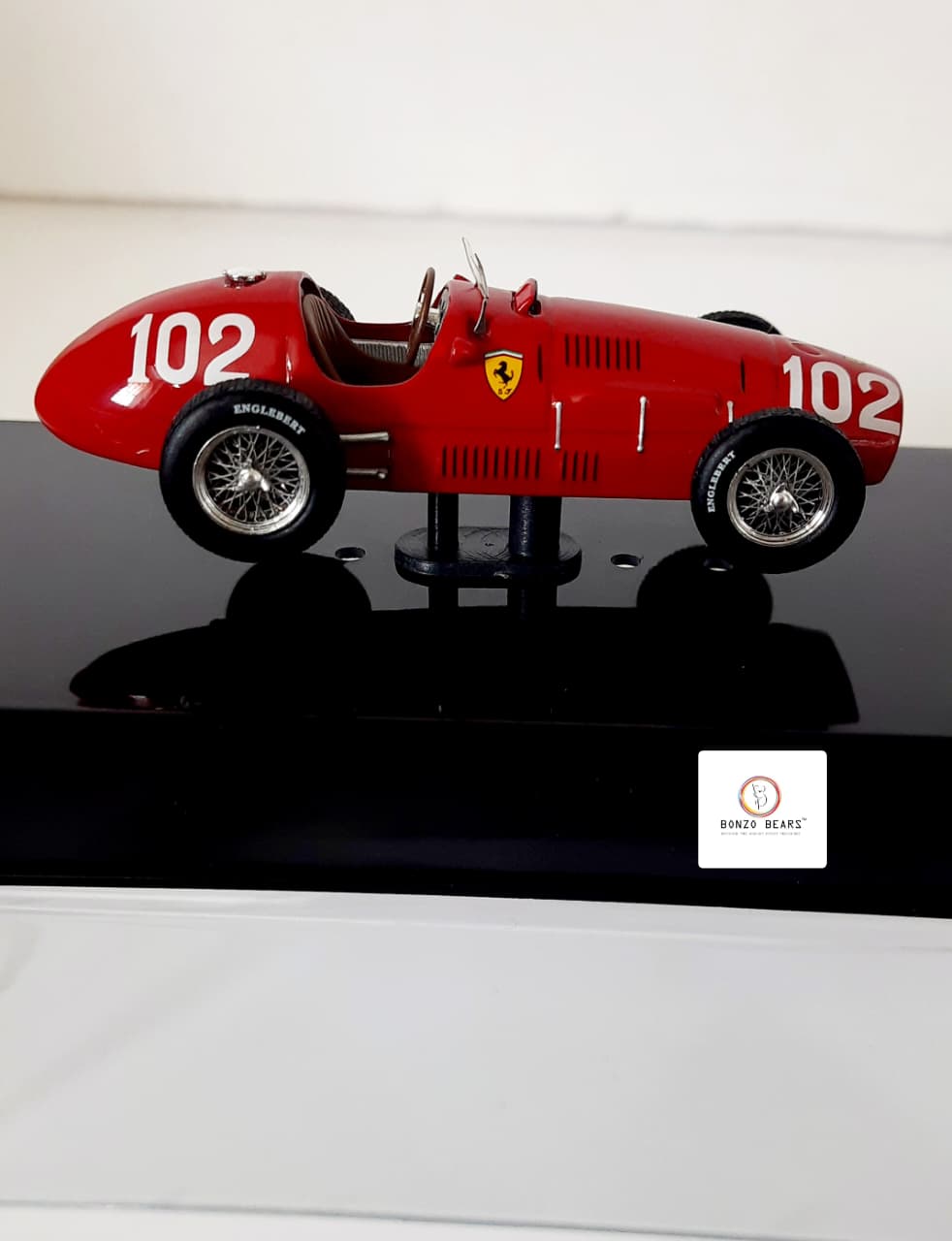 Limited Edition 1 of 10000 1:43 Ferrari 500 F2 #102, Alberto Ascari's 1952 World Champion Car - Hot Wheels Elite | Bonzo Bears