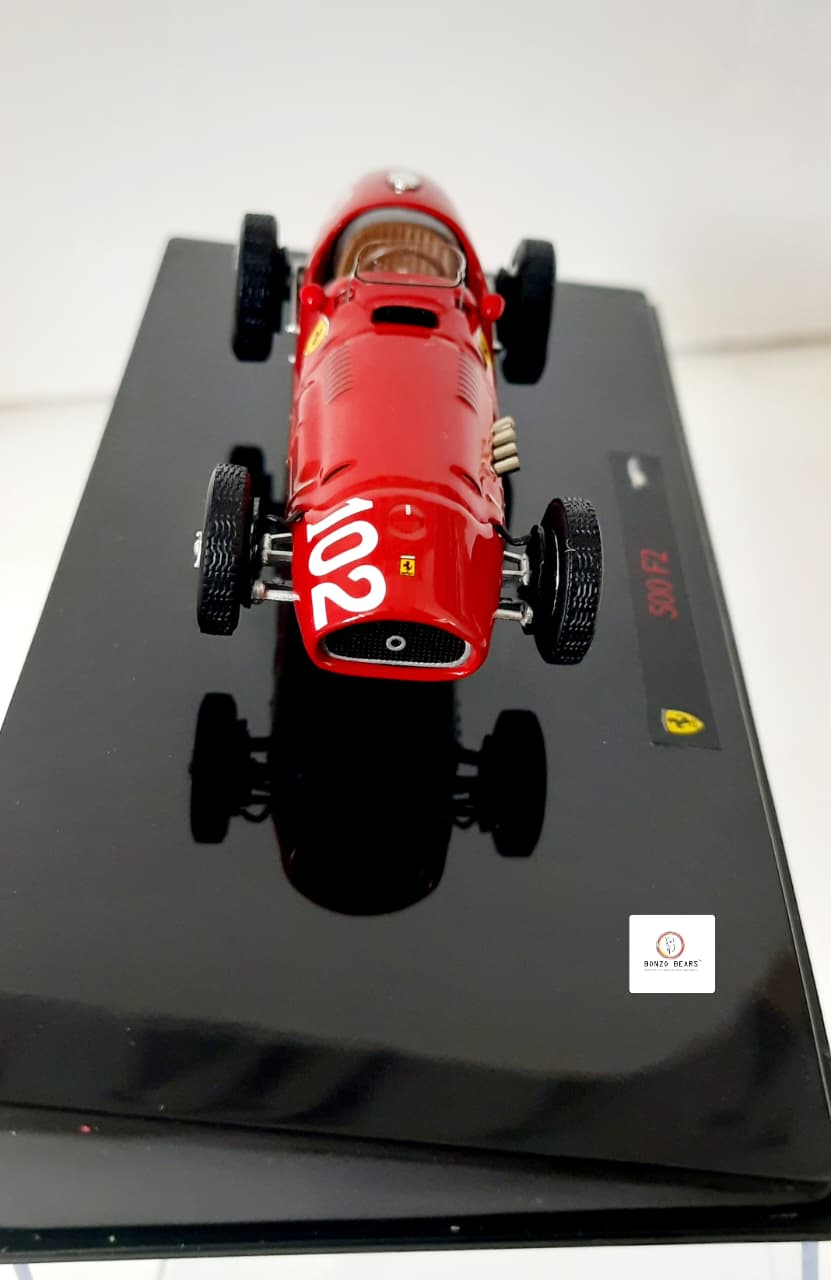 Limited Edition 1 of 10000 1:43 Ferrari 500 F2 #102, Alberto Ascari's 1952 World Champion Car - Hot Wheels Elite | Bonzo Bears