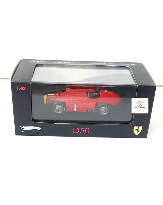 Limited Edition 1 of 10000 1:43 1956 Ferrari D50 driven by Juan Manuel Fangio - Hot Wheels Elite | Bonzo Bears