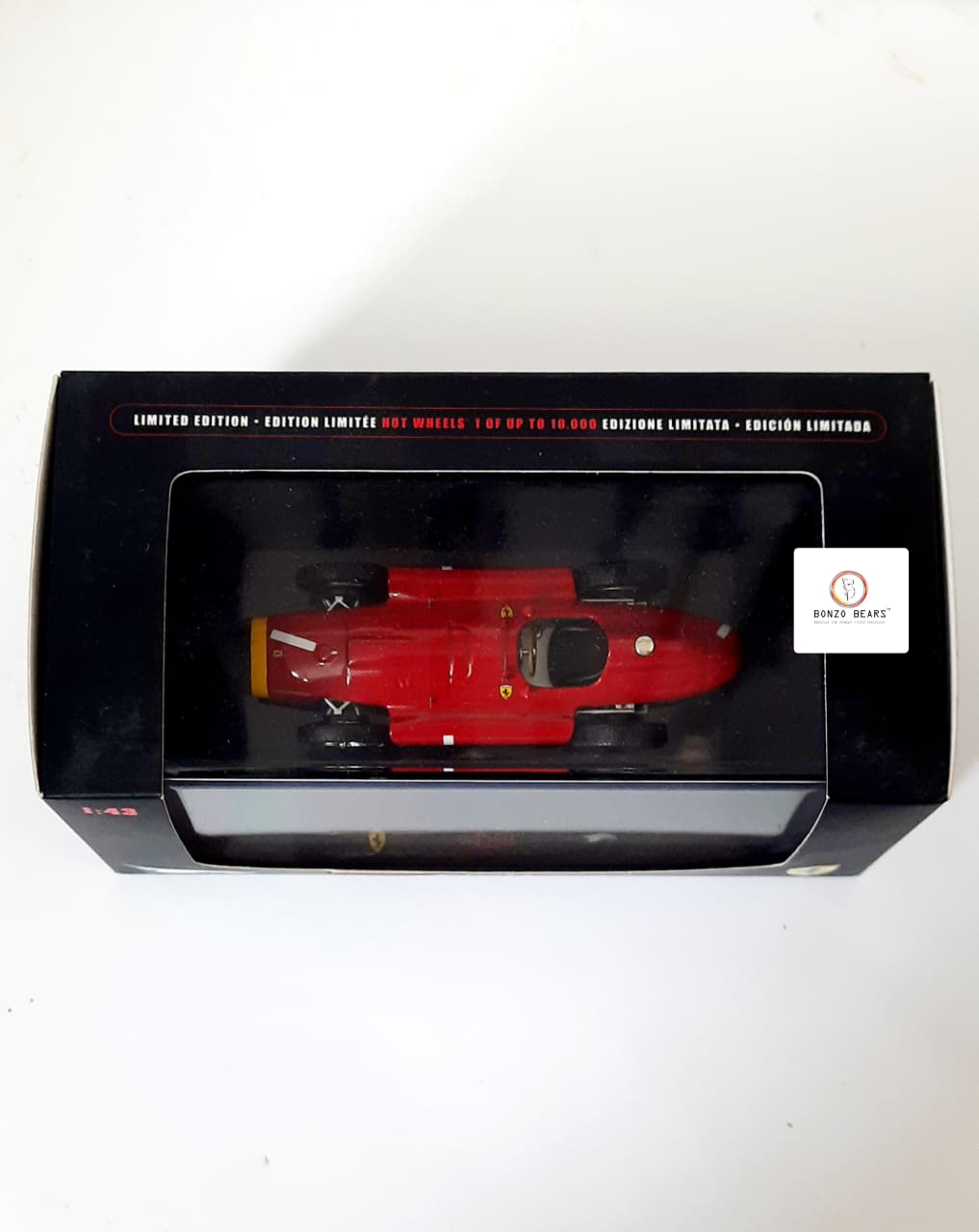 Limited Edition 1 of 10000 1:43 1956 Ferrari D50 driven by Juan Manuel Fangio - Hot Wheels Elite | Bonzo Bears