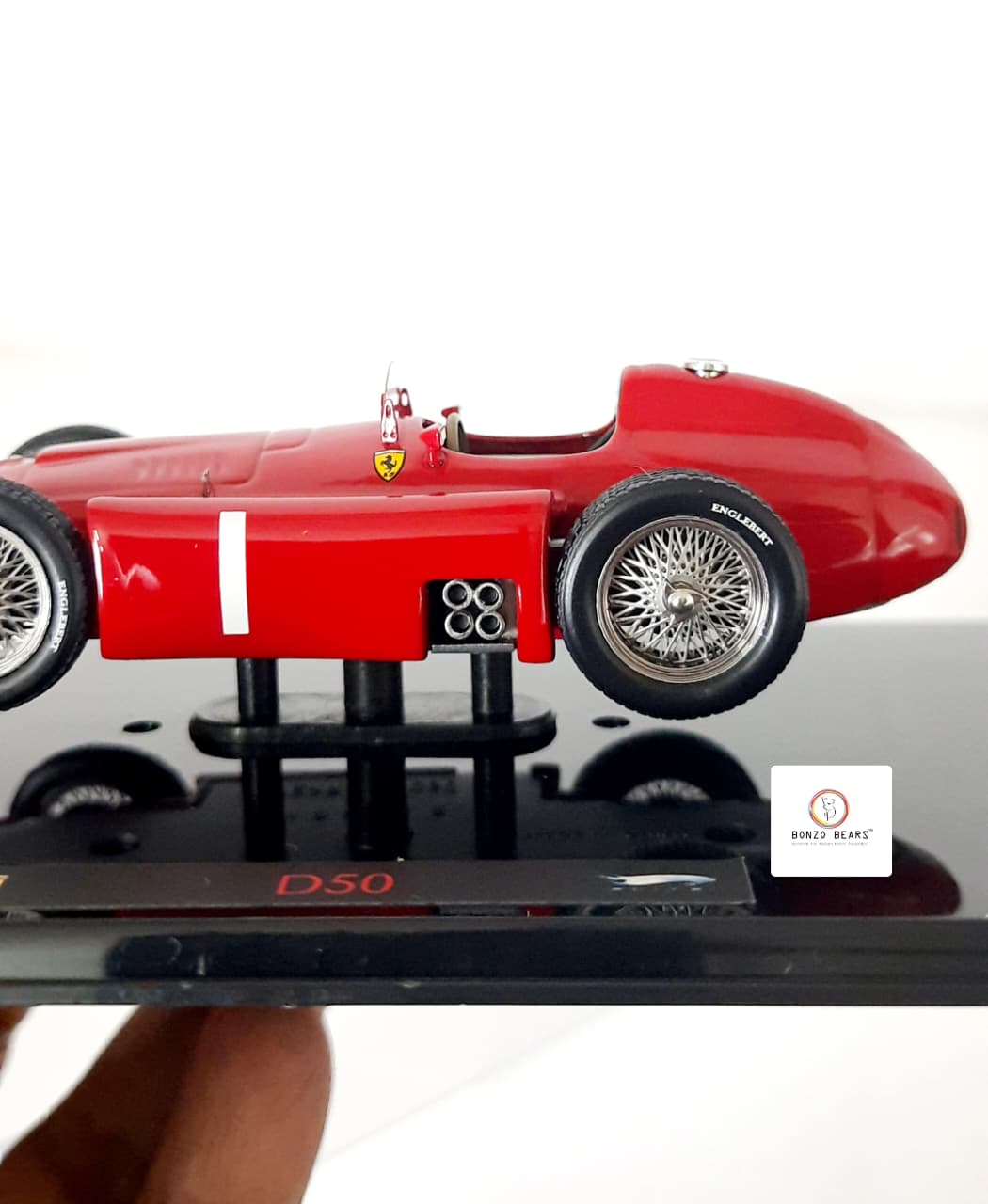 Limited Edition 1 of 10000 1:43 1956 Ferrari D50 driven by Juan Manuel Fangio - Hot Wheels Elite | Bonzo Bears