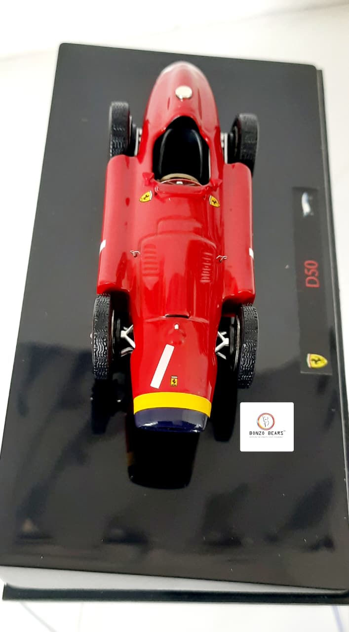Limited Edition 1 of 10000 1:43 1956 Ferrari D50 driven by Juan Manuel Fangio - Hot Wheels Elite | Bonzo Bears
