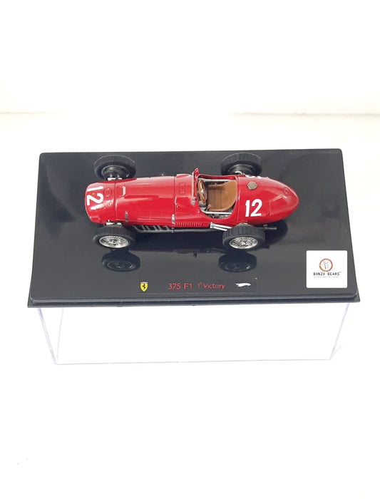 Ferrari's FIRST F1 Victory at Silverstone GP  - Limited Edition 1 of 10000 1:43 - 1951  Ferrari 375 F1 driven by José Froilán González to- Hot Wheels Elite | Bonzo Bears
