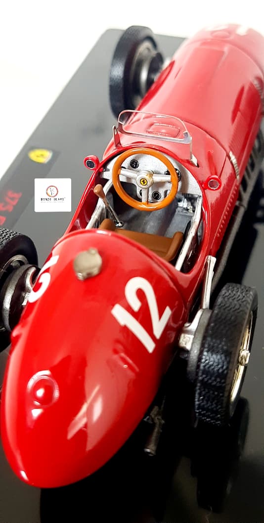 Ferrari's FIRST F1 Victory at Silverstone GP  - Limited Edition 1 of 10000 1:43 - 1951  Ferrari 375 F1 driven by José Froilán González to- Hot Wheels Elite | Bonzo Bears