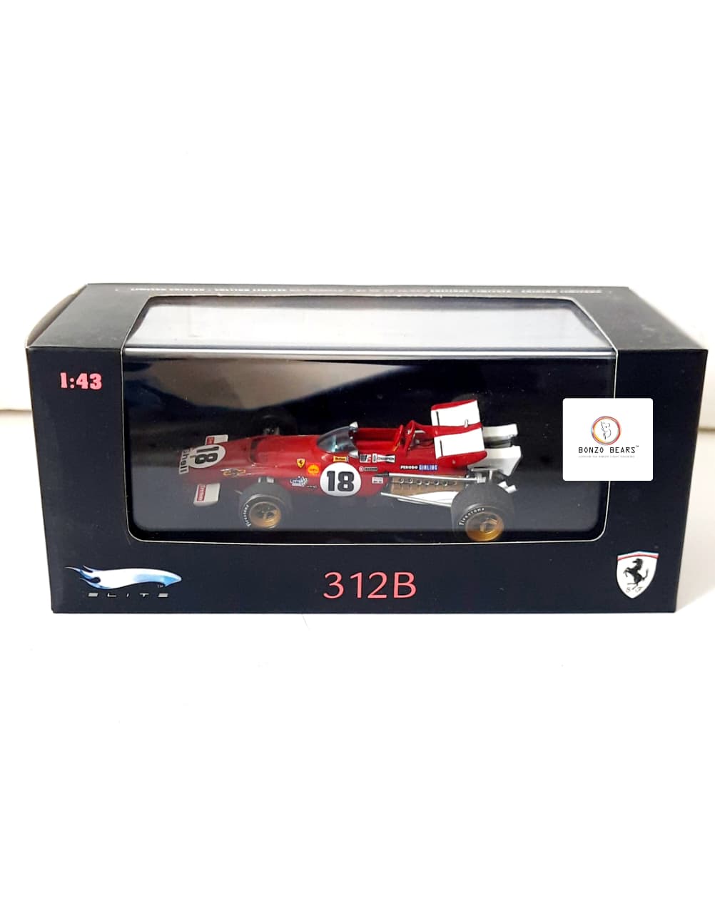Limited Edition 1 of 10000 1:43 1970 Ferrari 312B - Hot Wheels Elite | Bonzo Bears