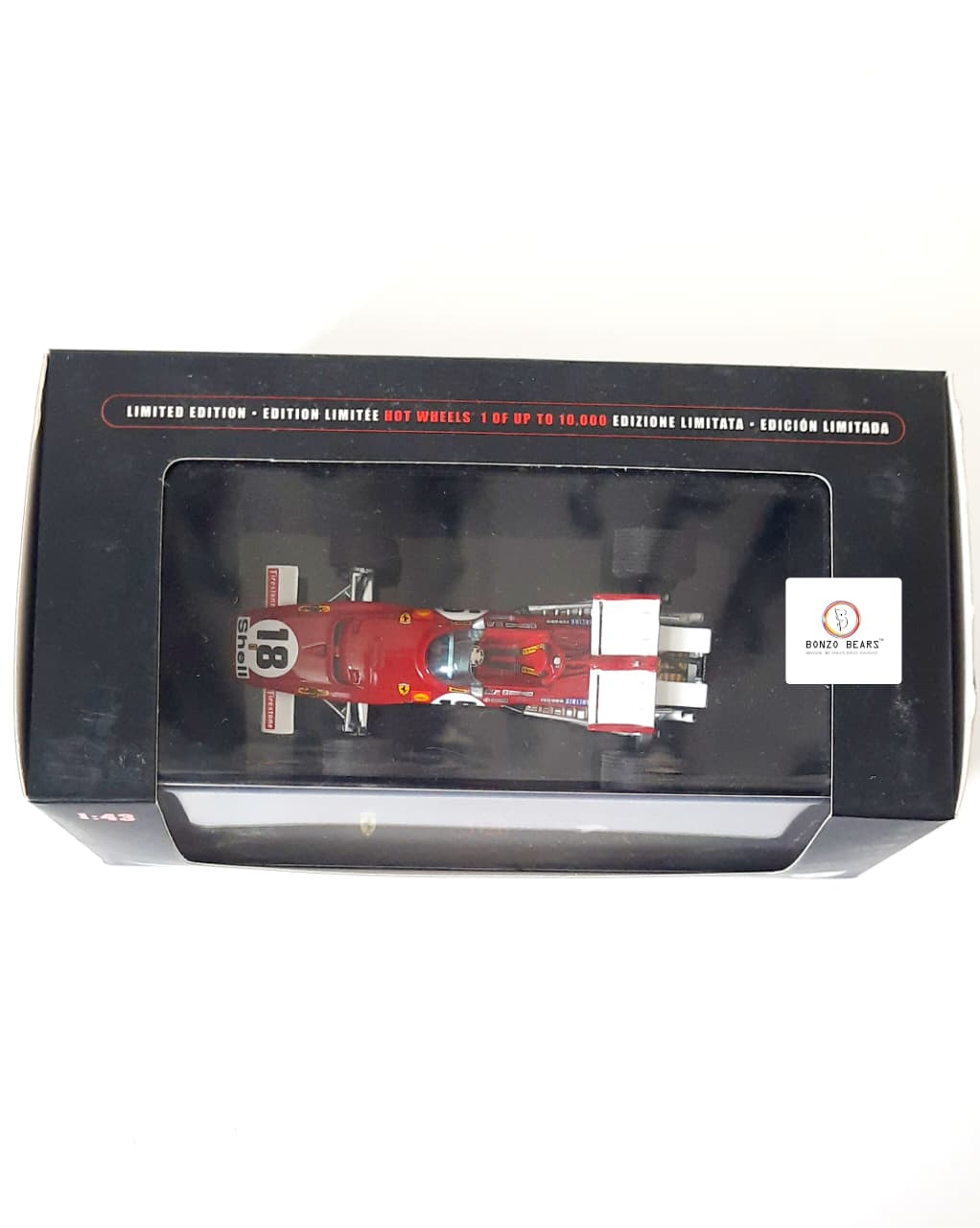 Limited Edition 1 of 10000 1:43 1970 Ferrari 312B - Hot Wheels Elite | Bonzo Bears