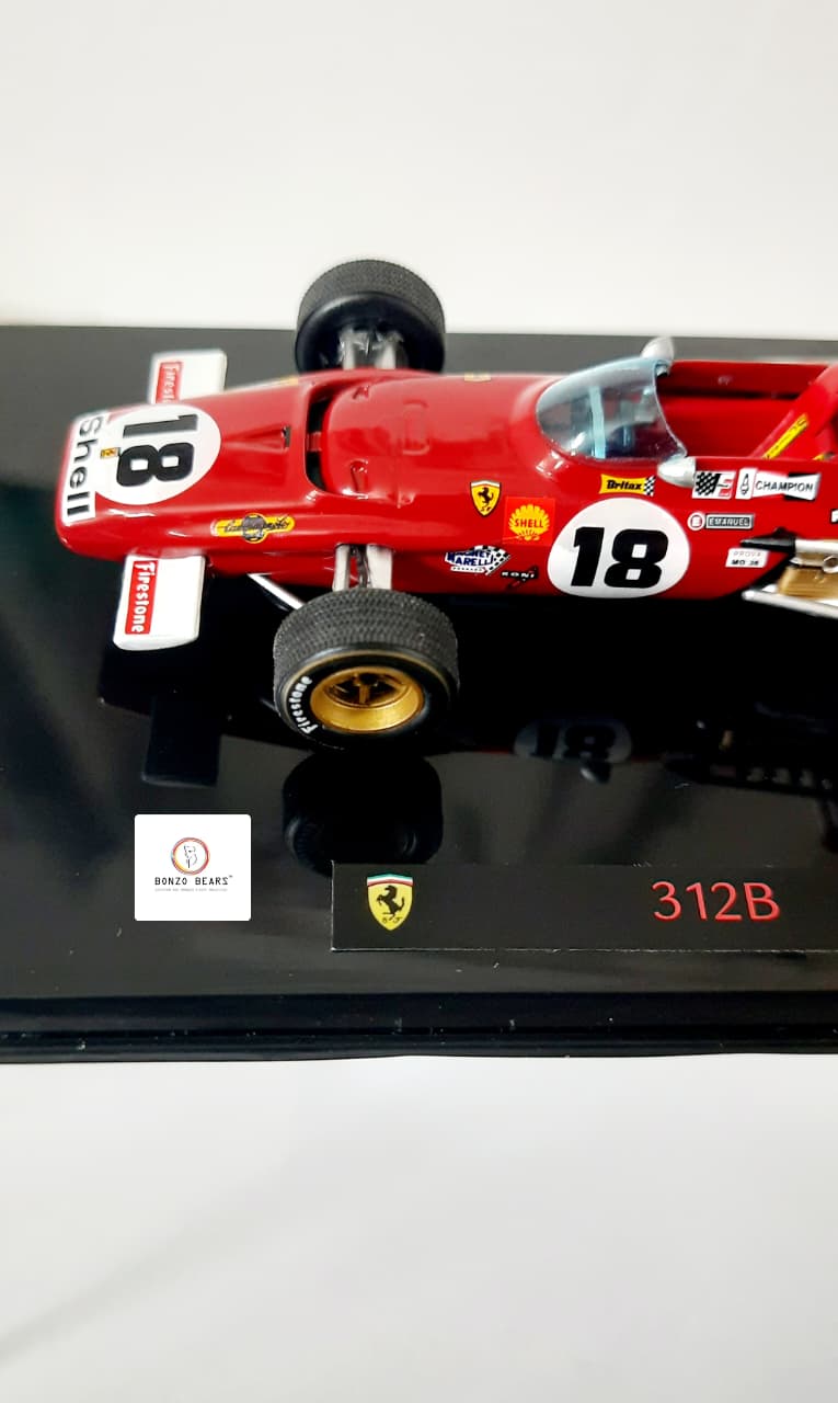 Limited Edition 1 of 10000 1:43 1970 Ferrari 312B - Hot Wheels Elite | Bonzo Bears