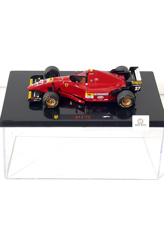 Limited Edition 1 of 10000 1:43 1995 Ferrari 412 T2, #27driven by Jean Alesi - Hot Wheels Elite | Bonzo Bears