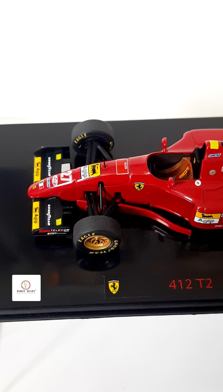 Limited Edition 1 of 10000 1:43 1995 Ferrari 412 T2, #27driven by Jean Alesi - Hot Wheels Elite | Bonzo Bears