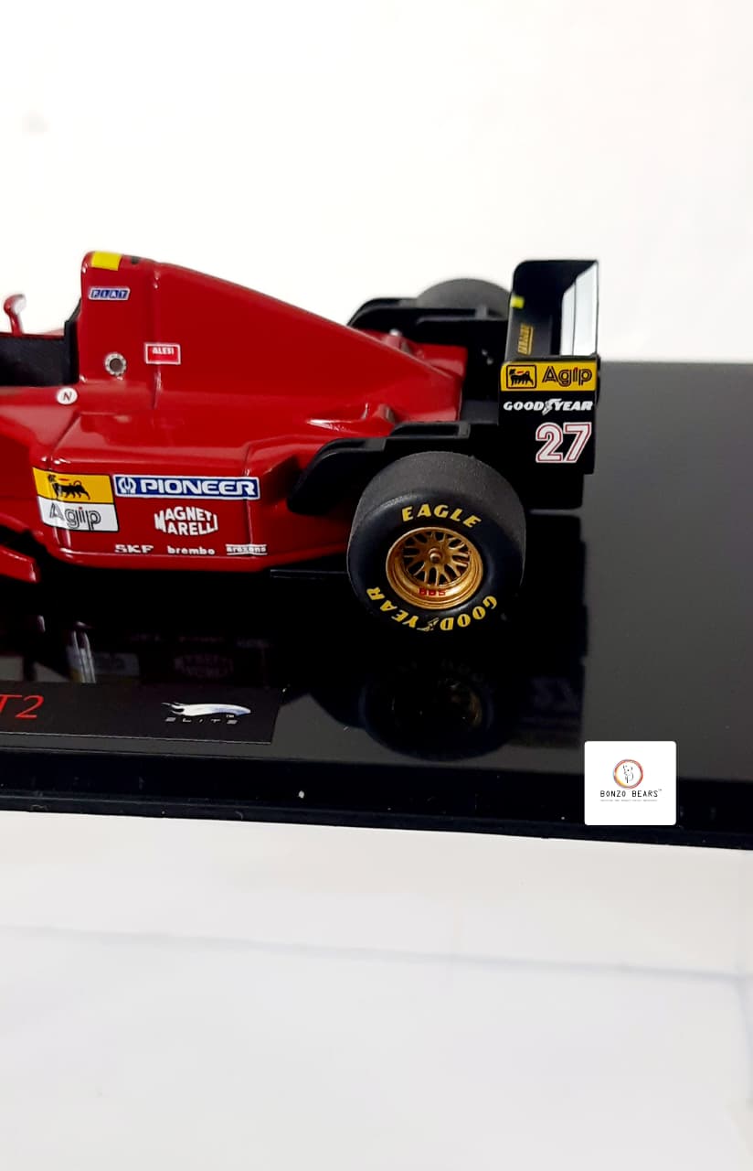 Limited Edition 1 of 10000 1:43 1995 Ferrari 412 T2, #27driven by Jean Alesi - Hot Wheels Elite | Bonzo Bears