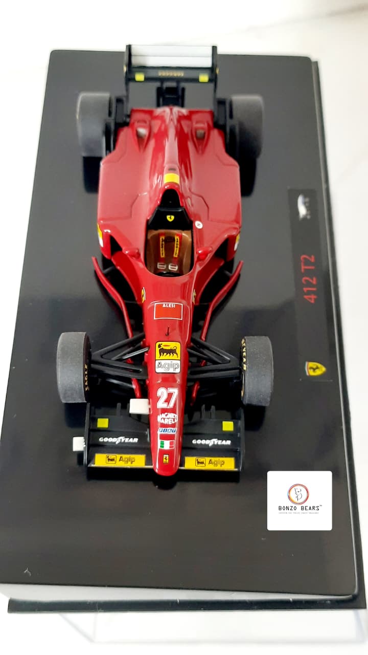 Limited Edition 1 of 10000 1:43 1995 Ferrari 412 T2, #27driven by Jean Alesi - Hot Wheels Elite | Bonzo Bears