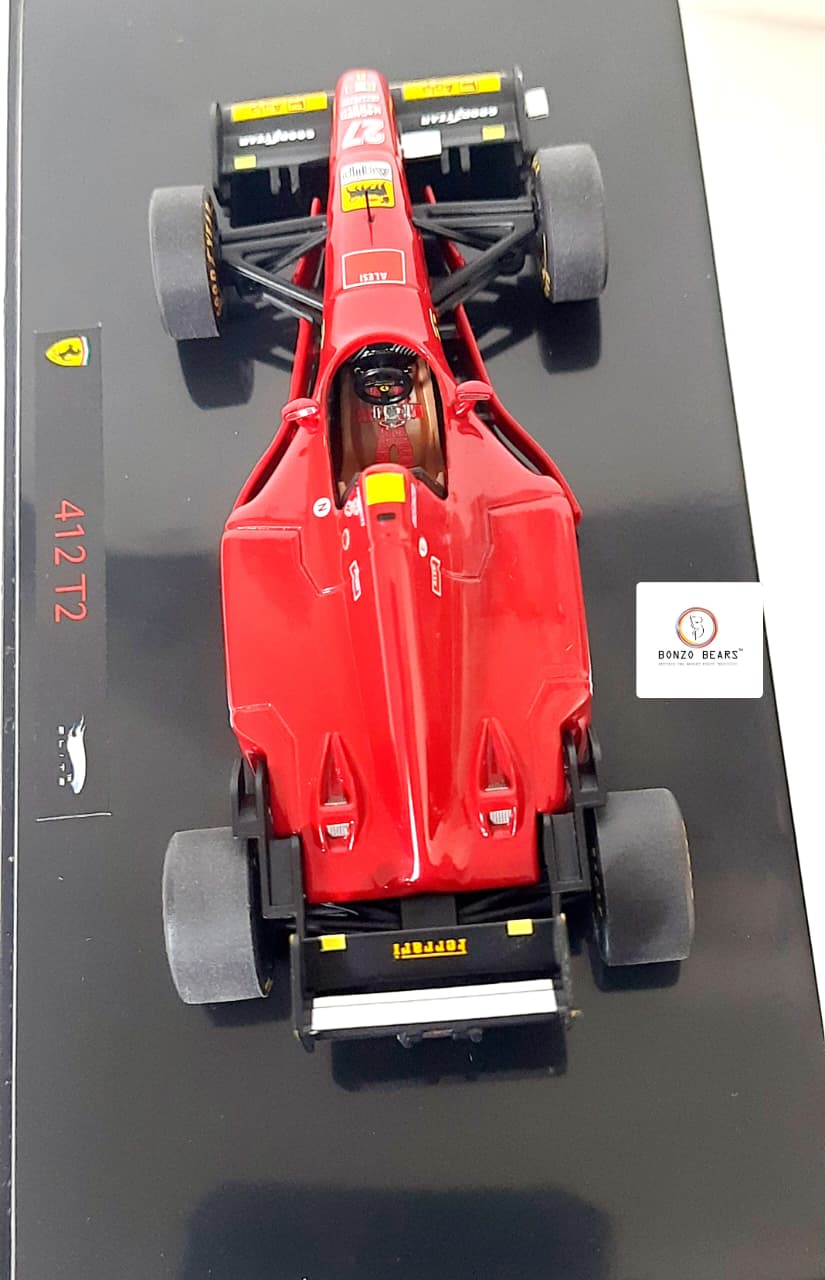 Limited Edition 1 of 10000 1:43 1995 Ferrari 412 T2, #27driven by Jean Alesi - Hot Wheels Elite | Bonzo Bears
