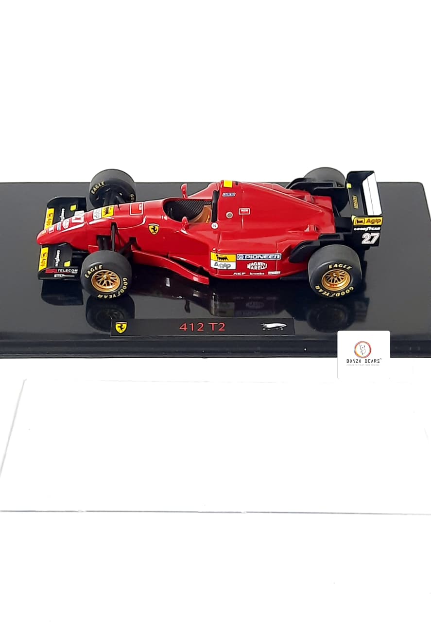 Limited Edition 1 of 10000 1:43 1995 Ferrari 412 T2, #27driven by Jean Alesi - Hot Wheels Elite | Bonzo Bears