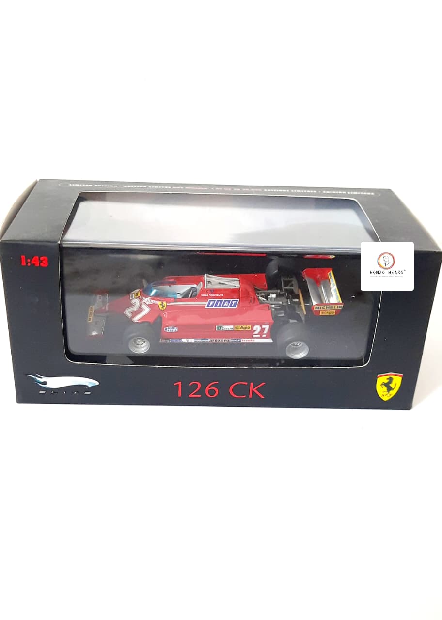 Limited Edition 1 of 10000 1:43 1981 Ferrari 126 CK - Hot Wheels | Bonzo Bears