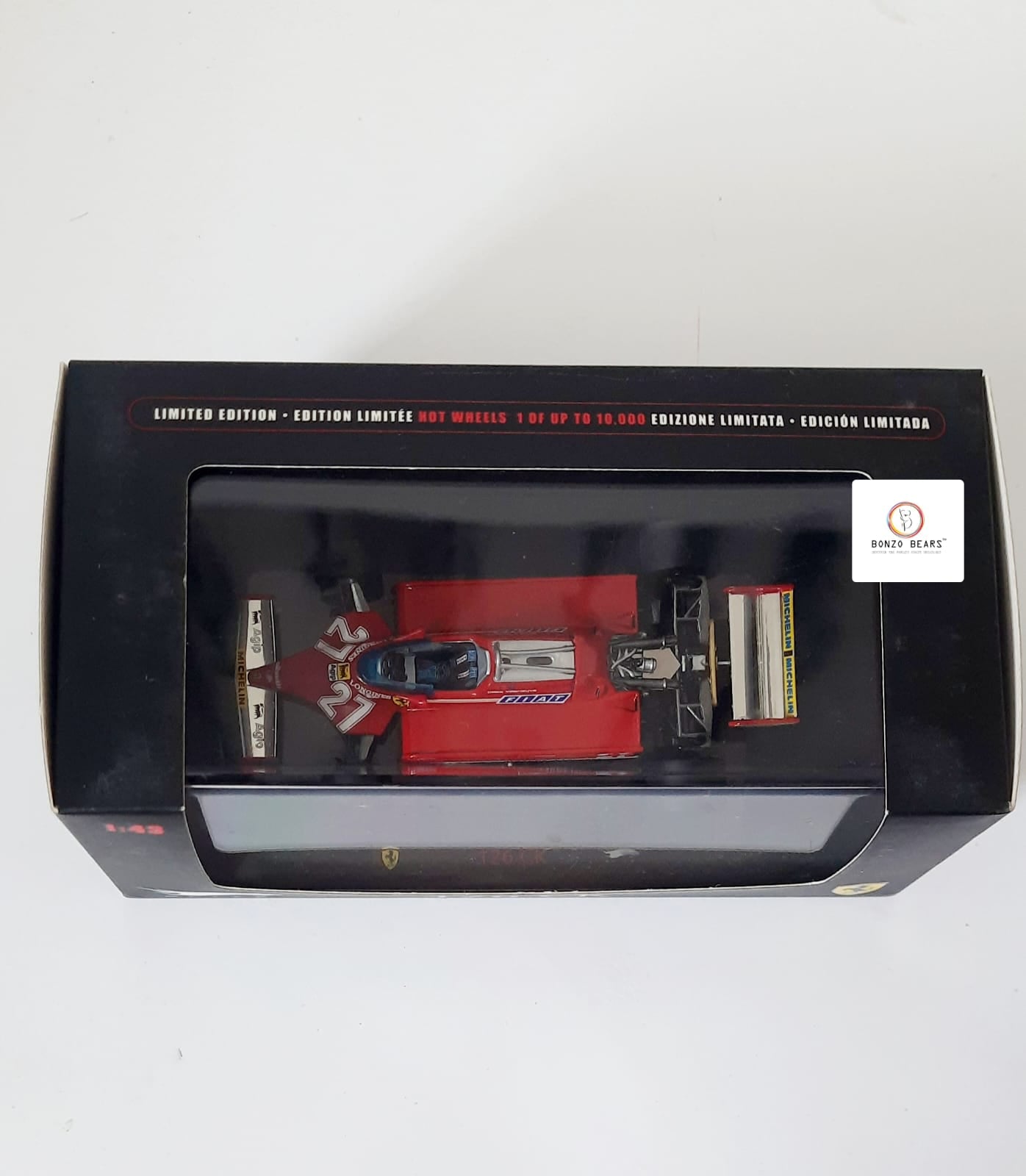 Limited Edition 1 of 10000 1:43 1981 Ferrari 126 CK - Hot Wheels | Bonzo Bears