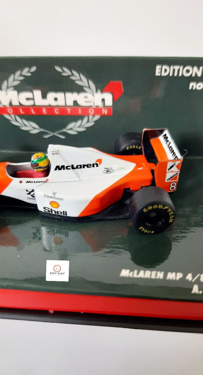 Minichamps 1:43 McLaren MP4/8 Ford - Ayrton Senna | Bonzo Bears