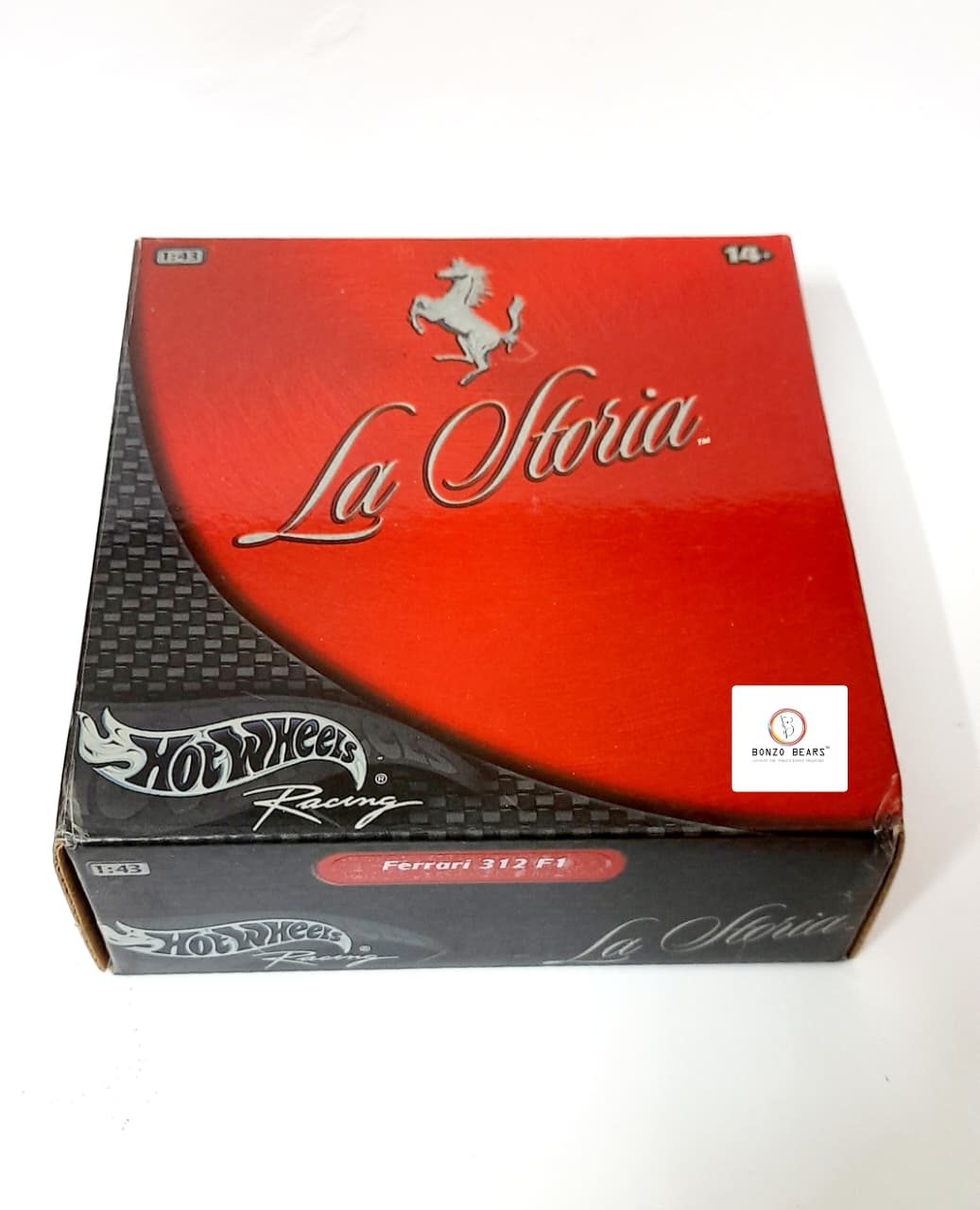 RARE - The Official Ferrari Formula One Collection 1966 1:43 Hot Wheels 'La Storia' Ferrari 312 F1 #6 with Original Flyer