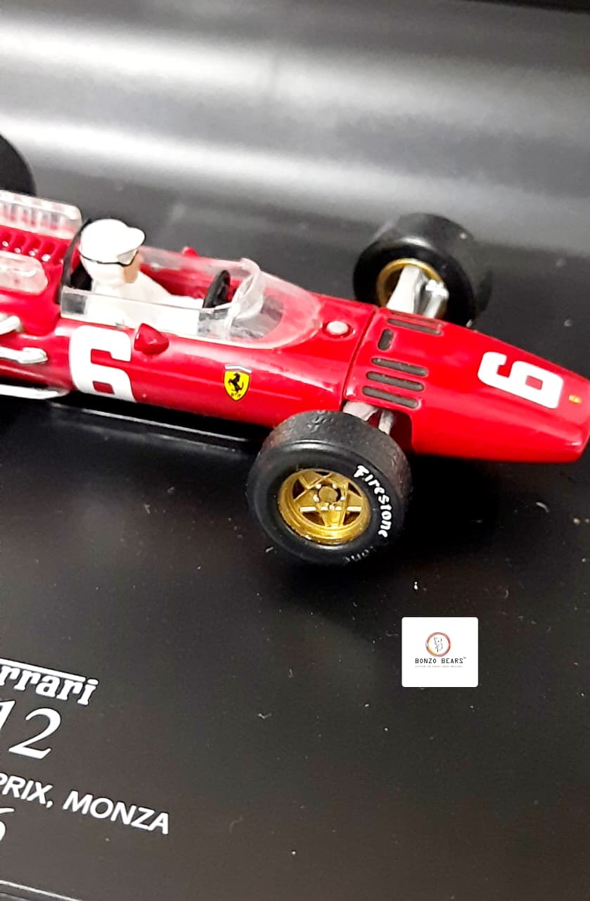 RARE - The Official Ferrari Formula One Collection 1966 1:43 Hot Wheels 'La Storia' Ferrari 312 F1 #6 with Original Flyer