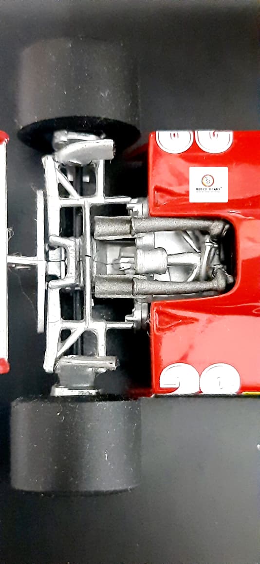 RARE - The Official Ferrari Formula One Collection 1982 1:43 Hot Wheels 'La Storia' Ferrari 126 C2 F1 #28 with Original Flyer