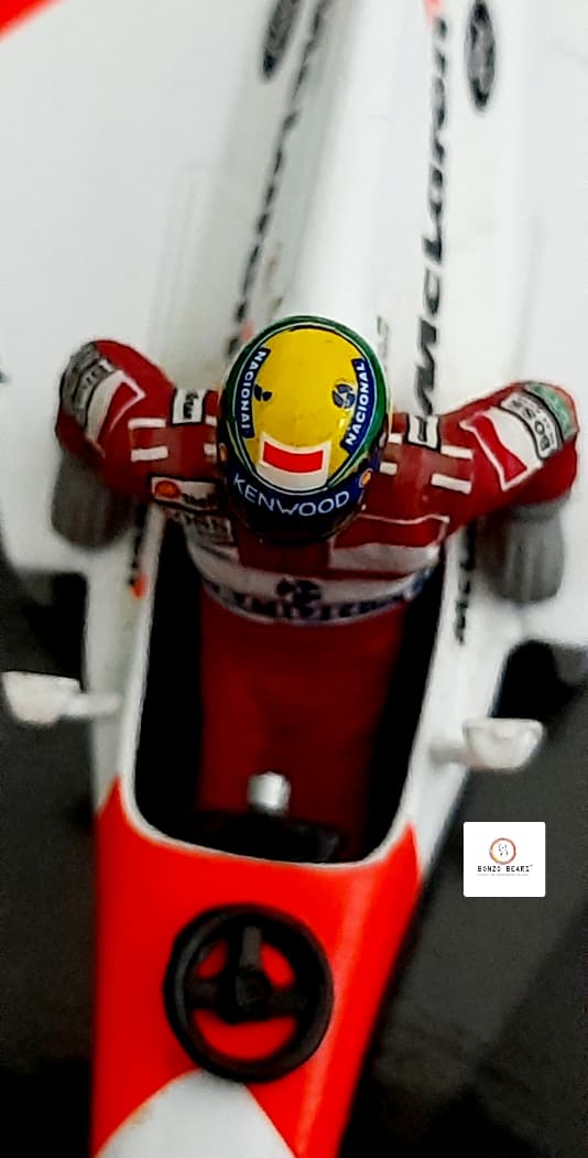 Mini Champs 1:43 McLaren MP4/8 Ford - Ayrton Senna - Winner 1993 Australian Grand Prix (41st Win)