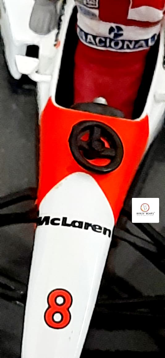 Mini Champs 1:43 McLaren MP4/8 Ford - Ayrton Senna - Winner 1993 Australian Grand Prix (41st Win)