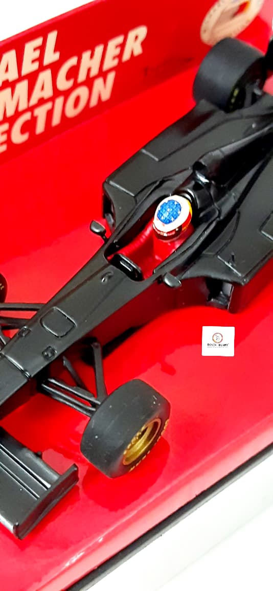 RARE Mini Champs 1/43 Limited Edition 1998 Ferrari F300 Formula 1 Test Car (Matte Black) - "Michael Schumacher Collection" (Edition 43, No. 39) | Bonzo Bears (Restocked)