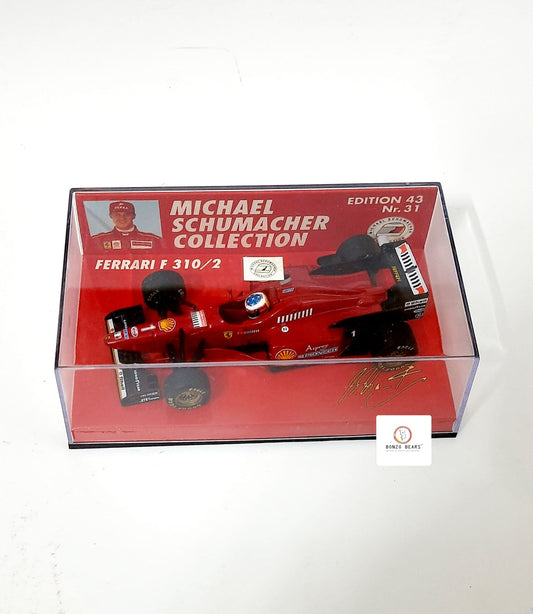 Mini Champs 1:43 1996 Ferrari F310/2 - "Michael Schumacher Collection" | Bonzo Bears