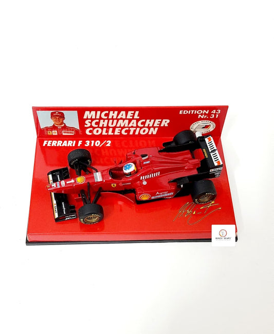 Mini Champs 1:43 1996 Ferrari F310/2 - "Michael Schumacher Collection" | Bonzo Bears
