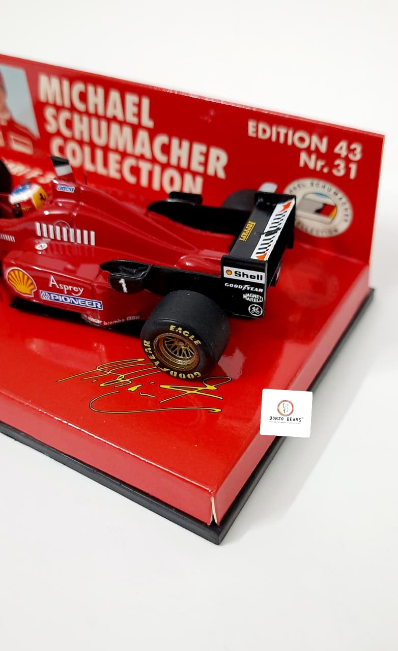 Mini Champs 1:43 1996 Ferrari F310/2 - "Michael Schumacher Collection" | Bonzo Bears