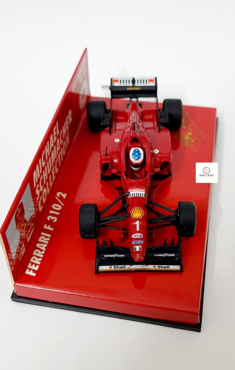 Mini Champs 1:43 1996 Ferrari F310/2 - "Michael Schumacher Collection" | Bonzo Bears