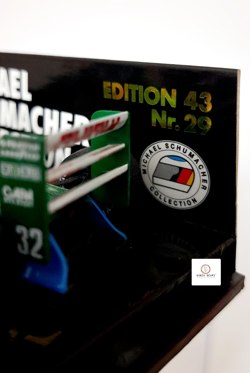 Mini Champs 1:43 1991 Jordan Ford 191 (7UP livery) - "Michael Schumacher Collection" | Bonzo Bears (Restocked)