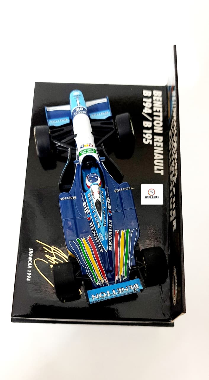 Mini Champs 1:43 1995 Benetton Renault B194/B195 "Michael Schumacher Collection" | Bonzo Bears