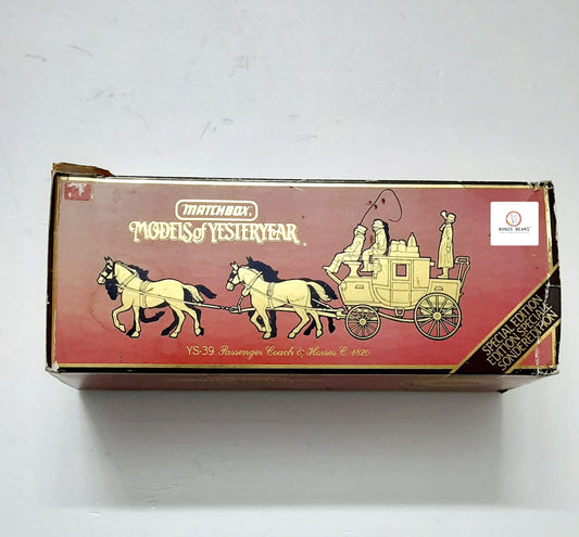Limited Edition & Vintage - Matchbox | Models of Yesteryear 1:43 1820 Passenger Coach & Horses