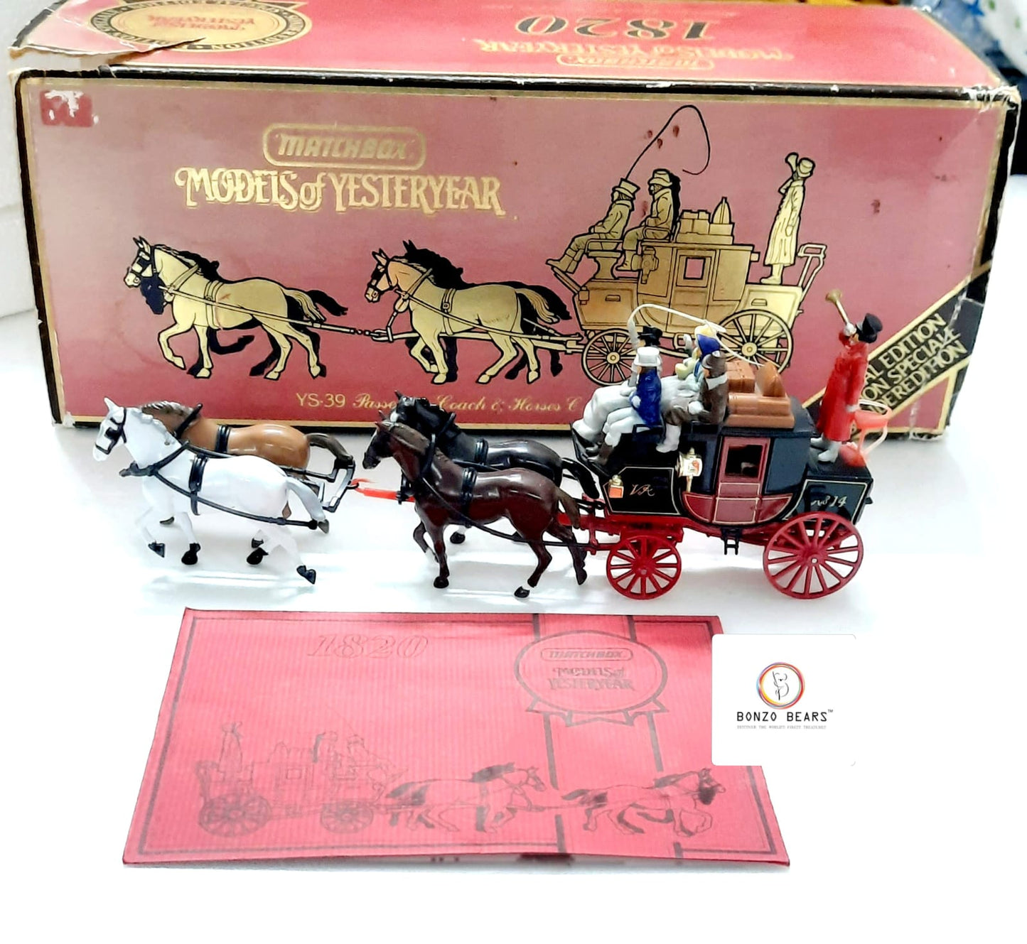 Limited Edition & Vintage - Matchbox | Models of Yesteryear 1:43 1820 Passenger Coach & Horses