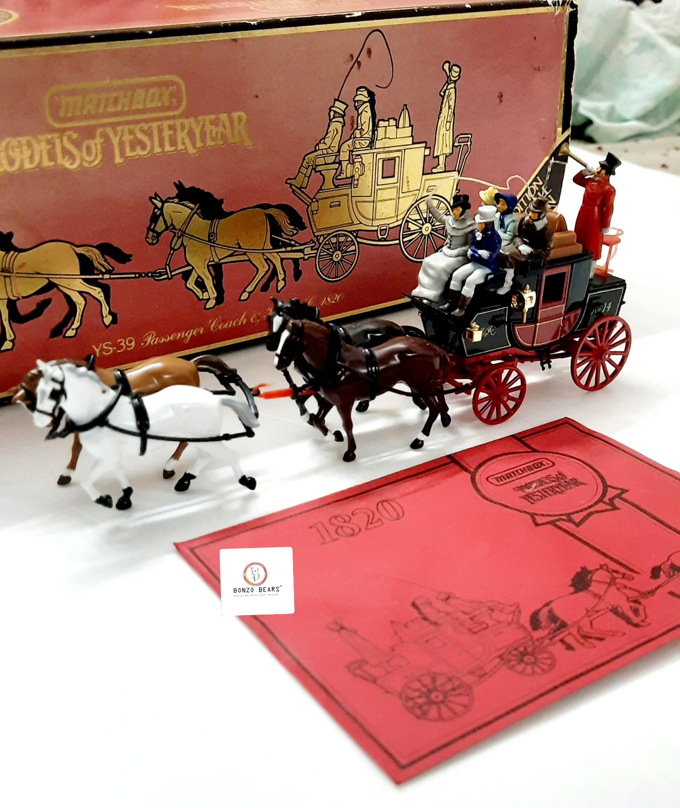 Limited Edition & Vintage - Matchbox | Models of Yesteryear 1:43 1820 Passenger Coach & Horses