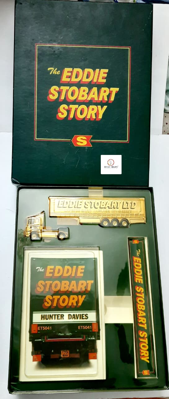 Limited Edition - Corgi "The Eddie Stobart Story" Boxed Set (Minor Damaged Box) - With Eddie Stobart Book, 1/64 Gold Truck & Limited Edition Certificate| Bonzo Bears