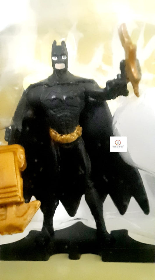 Hot Wheels (2005 Released) 1:64 Batman Begins - Batcycle and Batman Figure set| Bonzo Bears