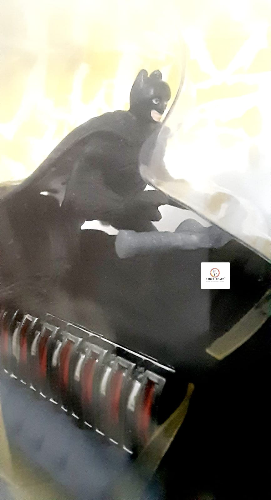 Hot Wheels (2005 Released) Batman Begins - Batcycle with Batman figure | Bonzo Bears