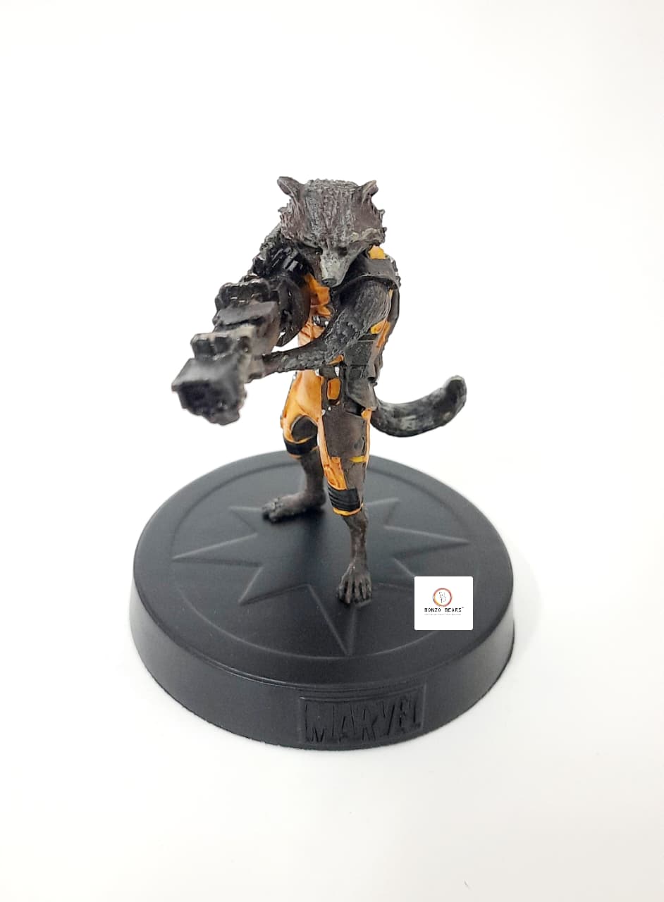 Rocket Raccoon Guardians of the Galaxy (Numbered) 8cm  - Eaglemoss - Marvel Movie Collection Figurines