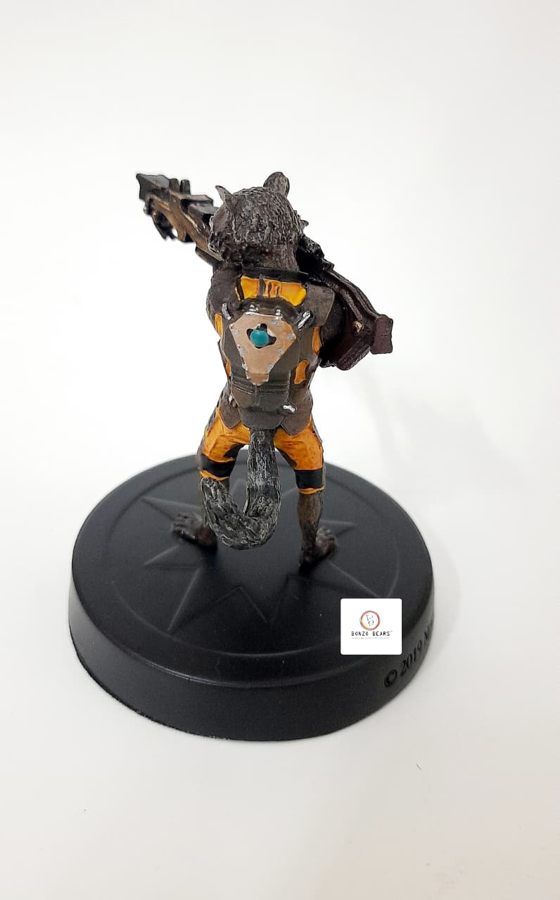 Rocket Raccoon Guardians of the Galaxy (Numbered) 8cm  - Eaglemoss - Marvel Movie Collection Figurines