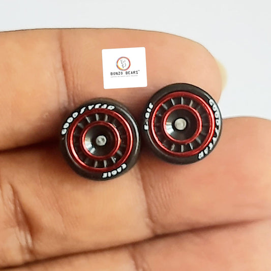 Rubber Tyre - 10mm, double red line Goodyear Eagle - 25mm axle Cv1