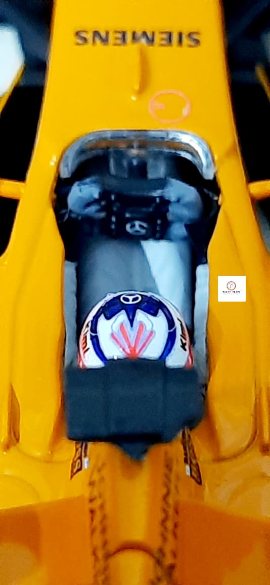 Limited edition - Rare Minichamps - 1/43  McLaren Mercedes MP4-21 - Kimi Räikkönen "Interim Livery" 2006 (Papaya Orange Testing Livery)