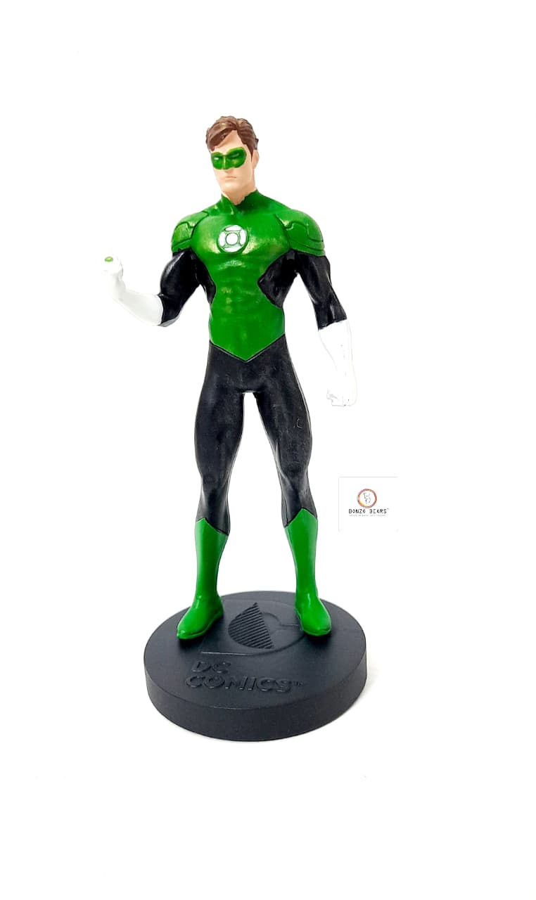 Rare Exclusive -Eaglemoss - DC Comics Masterpiece Collection figurine set - Green Arrow, The Flash, and Green Lantern WITH MAGAZINE (2015 Released) & Certificate of Authenticity