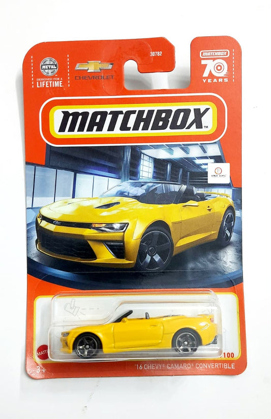 '16 Chevy Camaro Convertible  - Matchbox 70 Years Anniversary Series | Bonzo Bears MB2