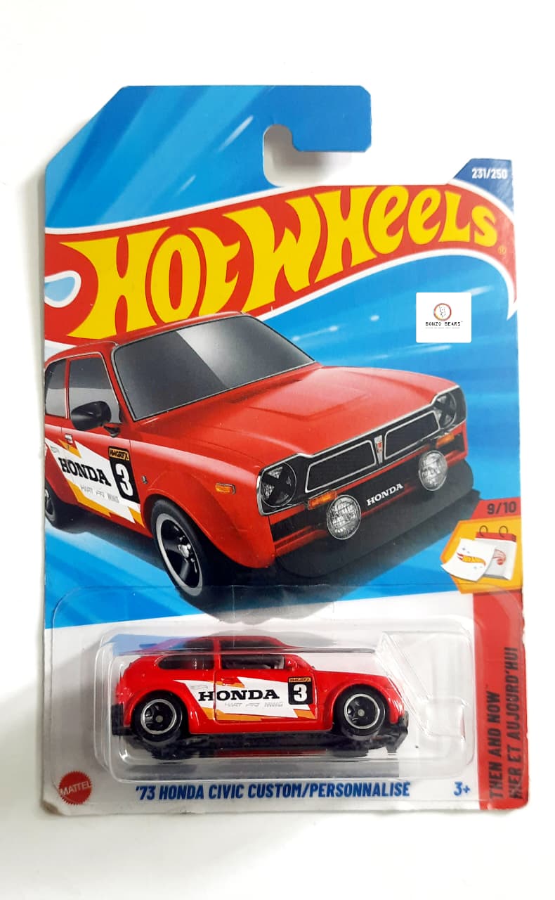 '73 Honda Civic Custom/Personalise - Hot Wheels | Bonzo Bears
