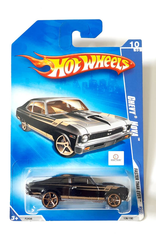 Chevy Nova (2008 Released) - Hot Wheels | Bonzo Bears PB36