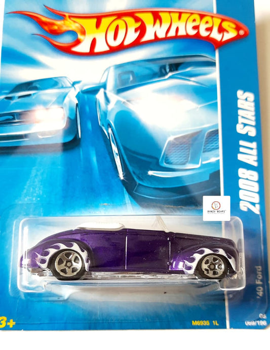 '40 Ford | Purple (2007 Released) - Hot Wheels | Bonzo Bears PB36